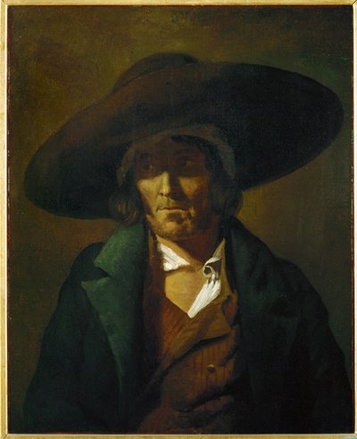 Portrett av en mann fra Vendée... av Theodore Gericault