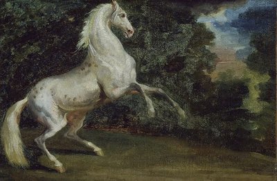 Stigende hest av Theodore Gericault