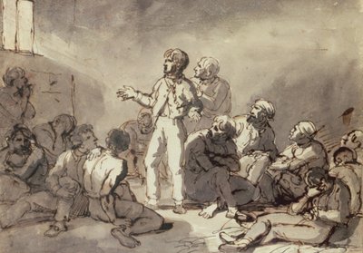 Fanger i en celle av Theodore Gericault