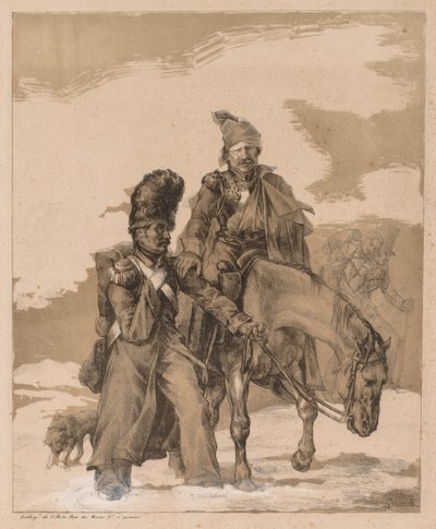 Retur fra Russland av Theodore Gericault