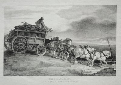 Kullvognen, 1821. av Theodore Gericault