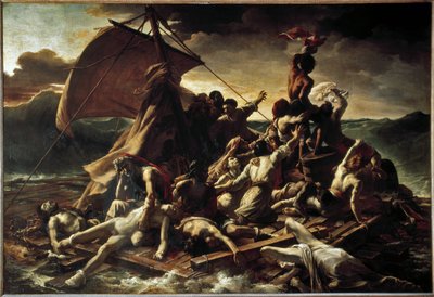 Medusas flåte - olje på lerret av Theodore Gericault