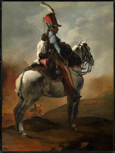 Husarenes trompeter av Theodore Gericault