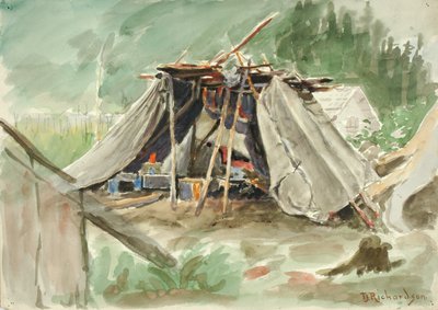 Indianerleir, Alaska av Theodore J. Richardson