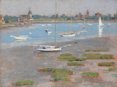 Lavvann, Riverside Yacht Club, 1894. av Theodore Robinson