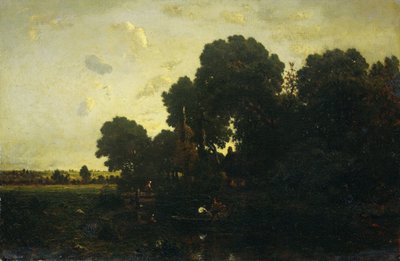 skumring av Theodore Rousseau
