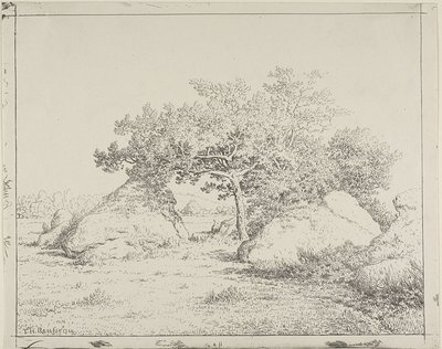 Kirsebærtre på Plante à Biau av Theodore Rousseau