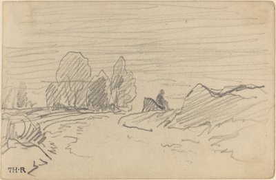 Landskap I av Theodore Rousseau