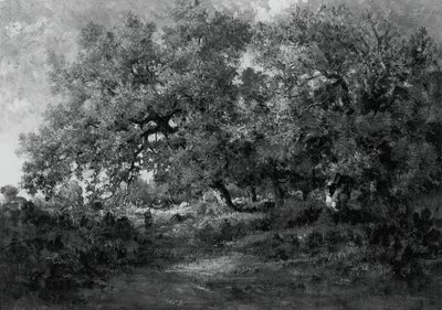 Landskap, ca. 1860. av Theodore Rousseau