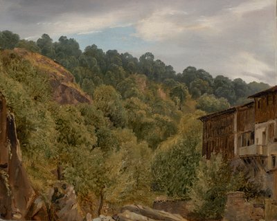 Auvergne landsbygda av Theodore Rousseau