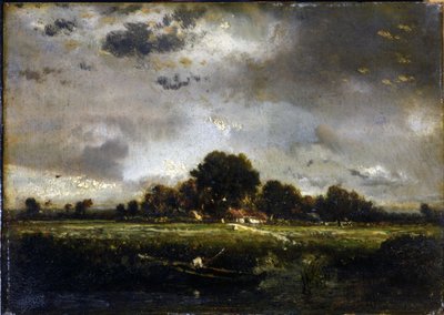 Den lille fiskeren av Pierre Etienne Theodore Rousseau