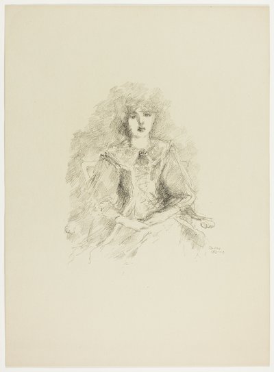 En studie av Lamplight av Theodore Roussel