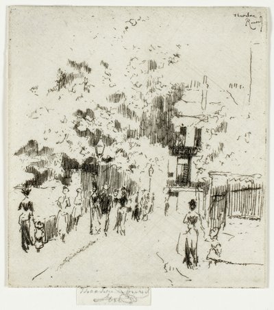 Helligdag, hjørnet av Beaufort Street, Chelsea av Theodore Roussel