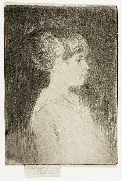 Jeanette, juni 1887 av Theodore Roussel