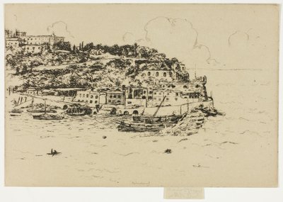 Monaco fra La Condamine, Monte Carlo av Theodore Roussel