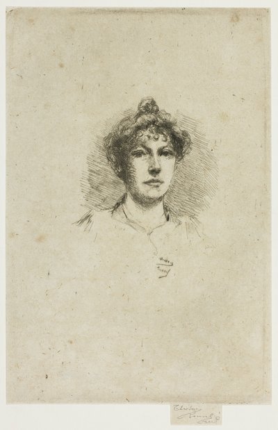 Portrett av frøken Edith Austin av Theodore Roussel