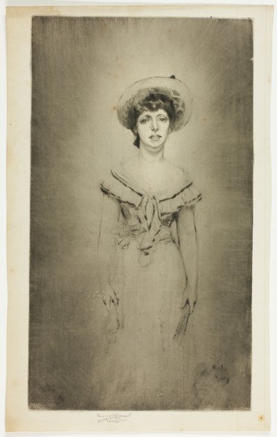 Portrett av frøken Hetty Pettigrew av Theodore Roussel