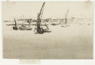 Railway Bridge, Chelsea av Theodore Roussel