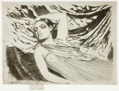 The Sleeping Model eller The Sleeper av Theodore Roussel