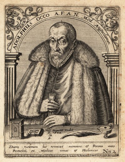 Adolf Occo, lege av Theodore de Bry