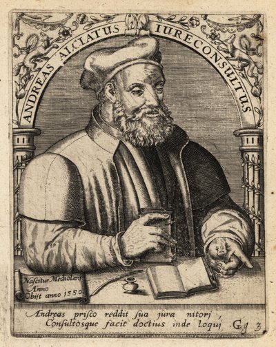 Andrea Alciato av Theodore de Bry