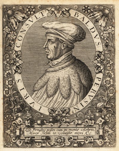 Baldus de Ubaldis av Theodore de Bry