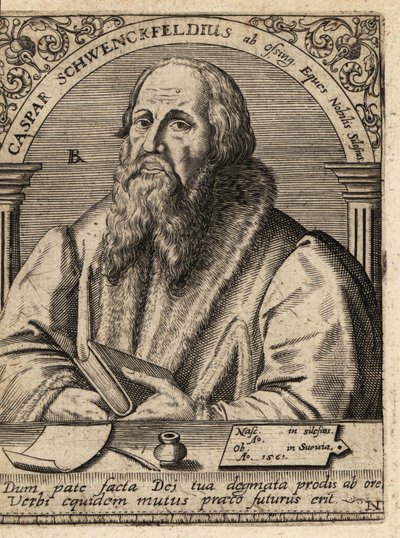 Caspar Schwenckfeld av Theodore de Bry