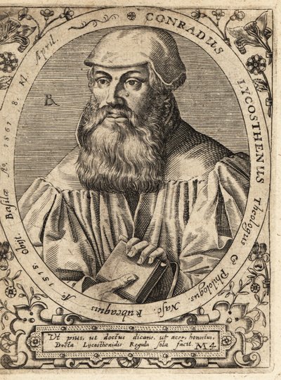 Conrad Lycosthenes av Theodore de Bry