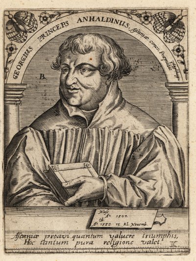 George III, prins av Anhalt-Dessau av Theodore de Bry