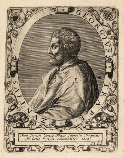 George av Trebizond , gresk filosof. av Theodore de Bry
