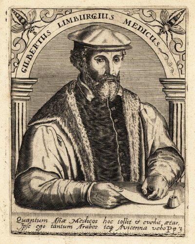 Gilbert Fusch fra Limburg, nederlandsk lege, 1504-1567. av Theodore de Bry