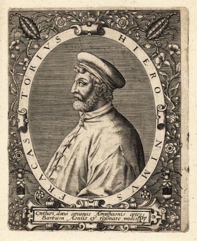 Girolamo Fracastoro , italiensk lege av Theodore de Bry