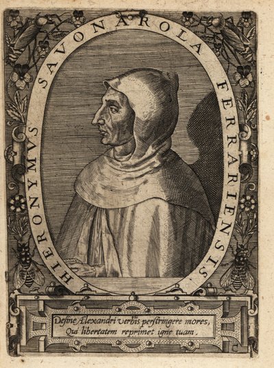 Girolamo Savonarola av Theodore de Bry