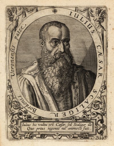 Giulio Cesare della Scala, italiensk lærd. av Theodore de Bry