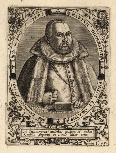 Hartwig Schmidenstedt , tysk retoriker. av Theodore de Bry