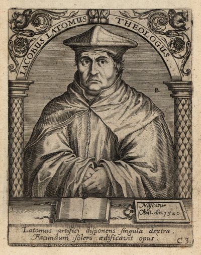 Jacques Masson, c1475-1544, flamsk teolog. av Theodore de Bry