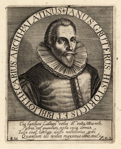 Jan Gruter, flamskfødt filolog av Theodore de Bry