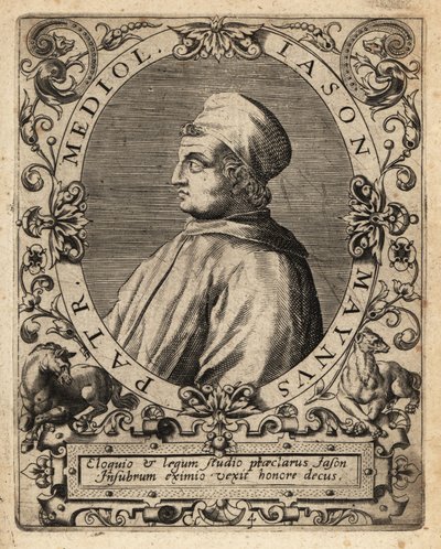 Jason av Mayno av Theodore de Bry