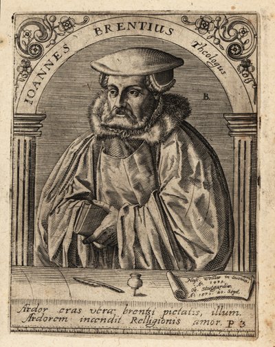 John Brenz av Theodore de Bry
