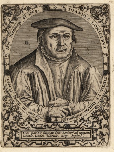 Johann Lonitzer av Theodore de Bry