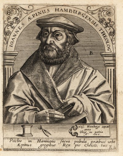 Johannes Aepinus av Theodore de Bry