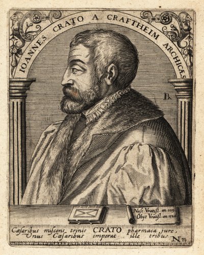 Johannes Crato fra Krafftheim av Theodore de Bry