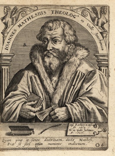 Johannes Mathesius av Theodore de Bry