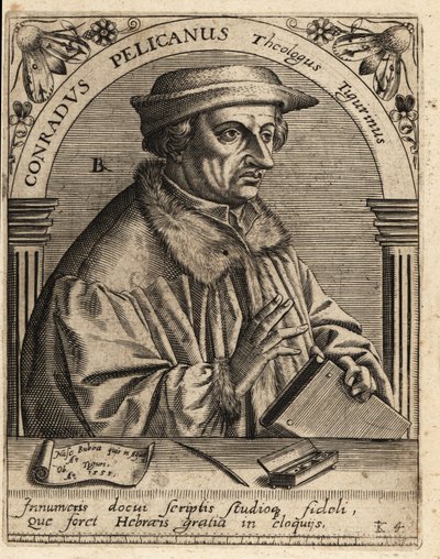 Konrad Pellikan av Theodore de Bry