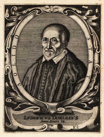 Louis Dorleans , fransk poet og brosjyre av Theodore de Bry