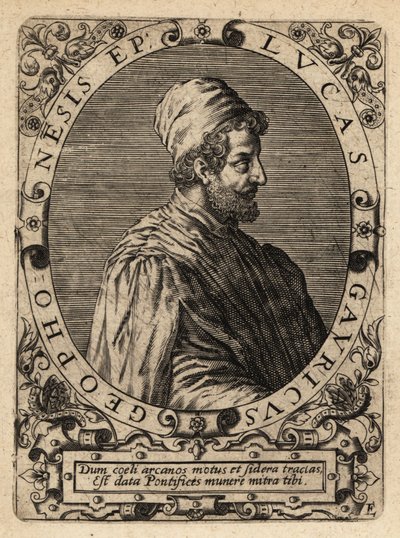 Luca Gaurico av Theodore de Bry