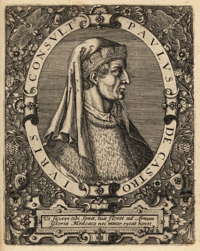 Paul av Castrensis av Theodore de Bry