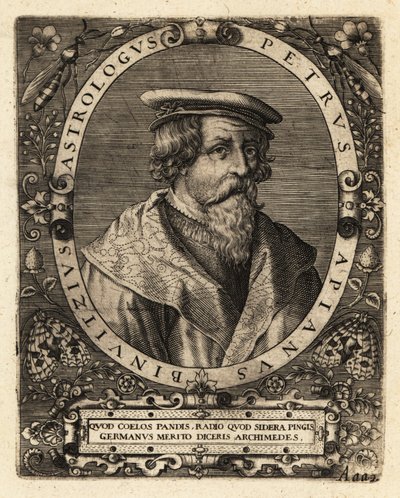 Peter Apian , tysk astronom. av Theodore de Bry