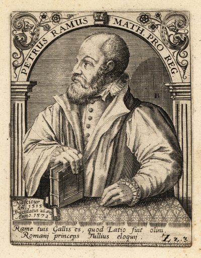 Petrus Ramus, fransk humanist. av Theodore de Bry