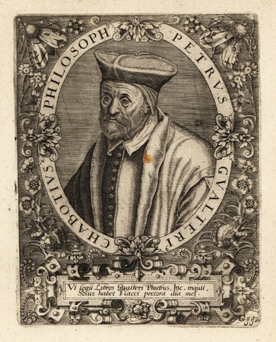 Pierre Gautier Chabot , fransk humanistisk forfatter. av Theodore de Bry